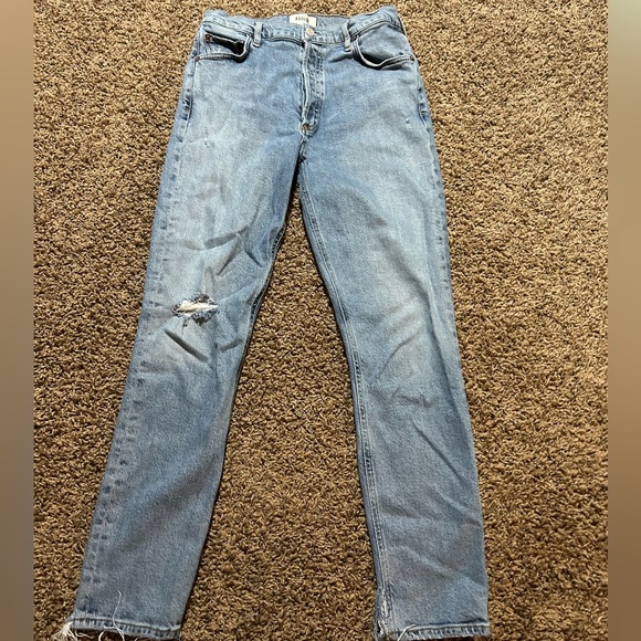 Agolde Nico High Rise Slim Jeans in Headlines Size 28 - Picture 4 of 16